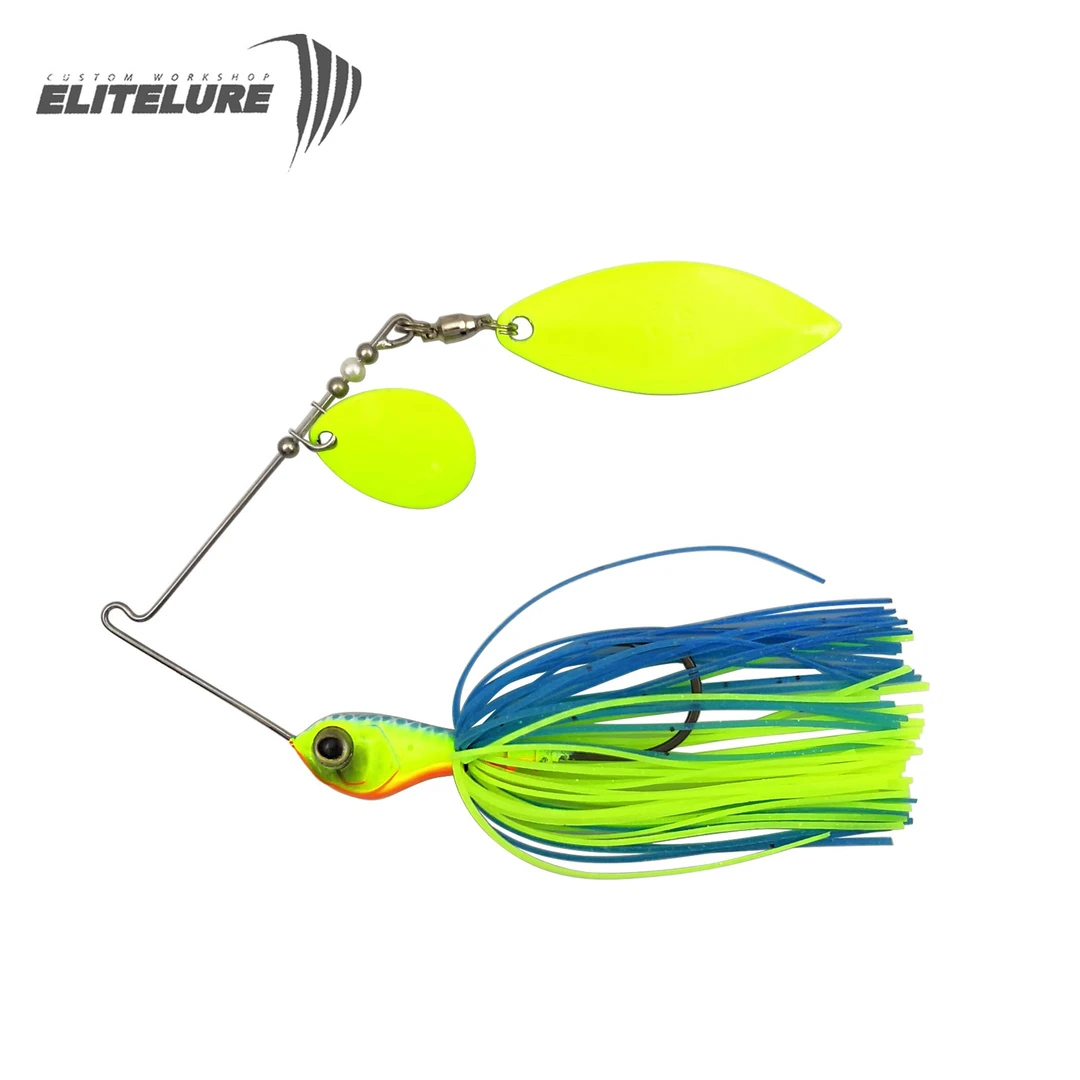 Elitelure艾利特spinnerbait水滴柳叶复合亮片硬饵鲈鱼路亚鱼饵