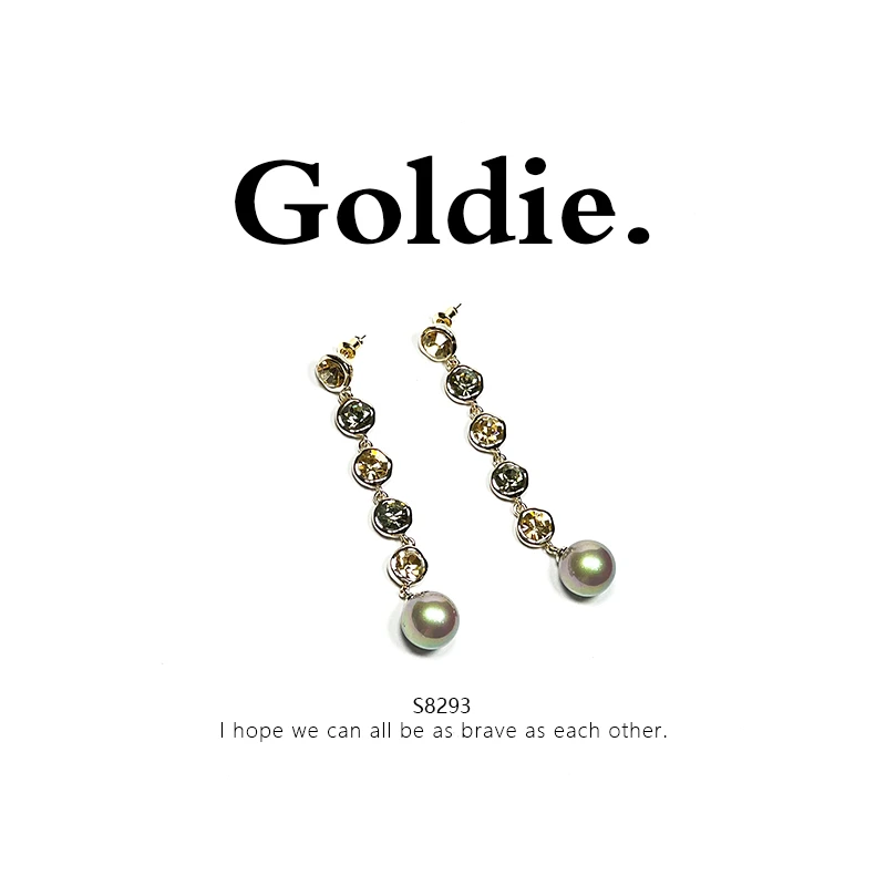 铜合金耳饰 设计师款经典时尚气质耳饰 8293