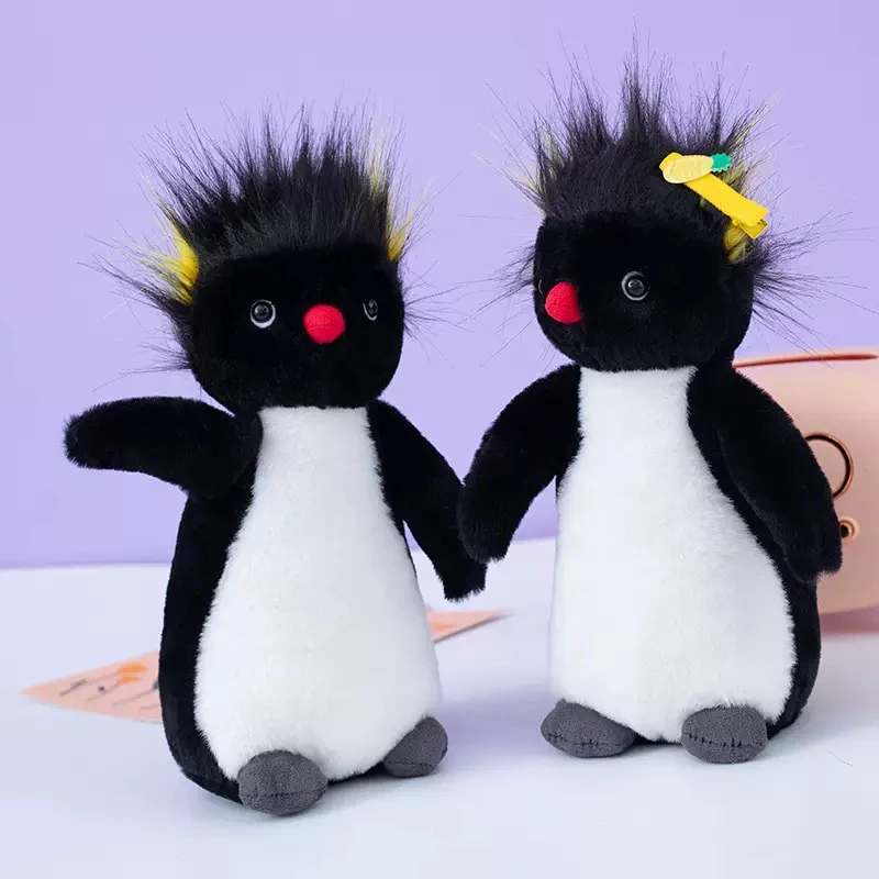 炸毛企鹅同款玩偶公仔毛绒玩具罗尼可Jellycat同款圣诞礼物罗尼跳