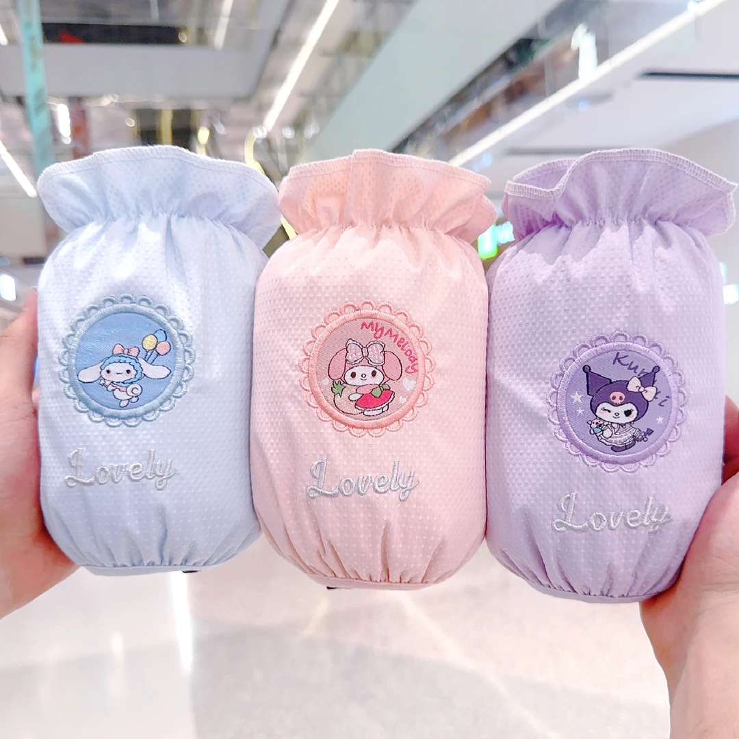 儿童防水袖套库洛米短款护袖女款男童小学生季羽绒服套袖女孩秋冬