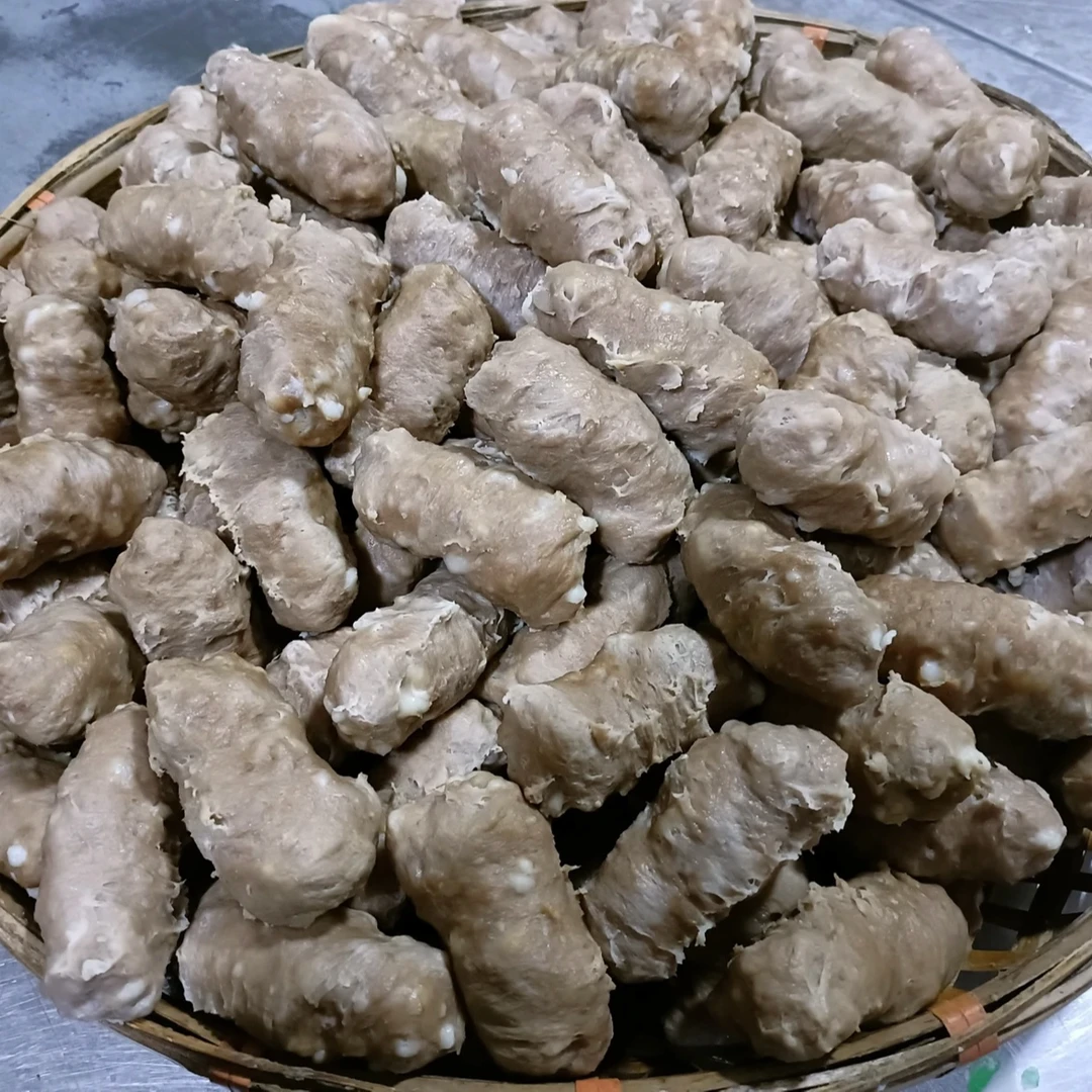舌尖上的美食闽南特色小吃牛肉拳头母泉州晋江网红小吃纯手工