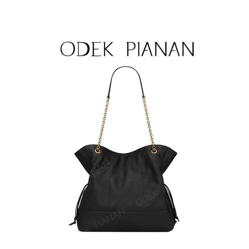 odekpianan y家福袋黄金皮 经典单肩斜跨真皮女包气质女神包