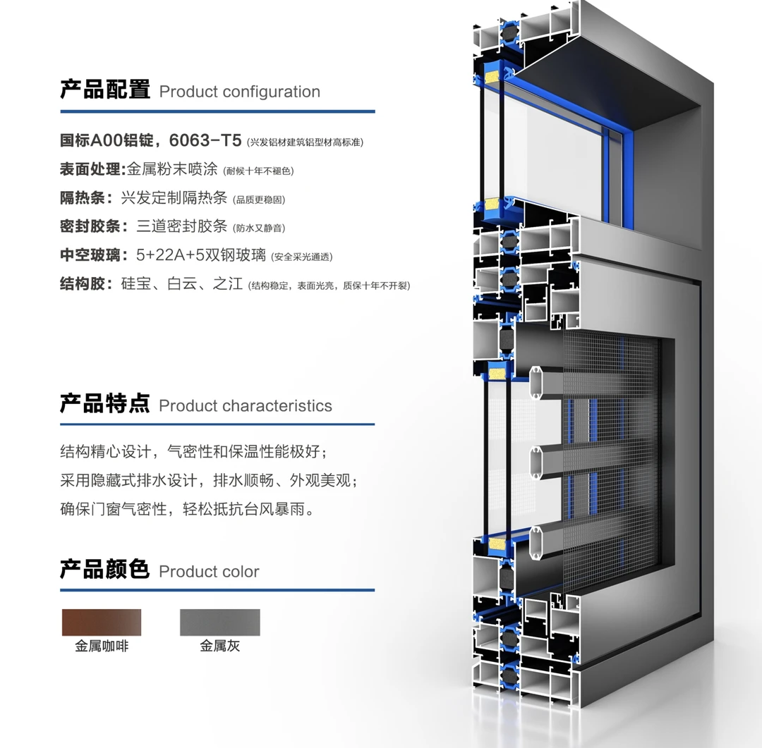 高端门窗料头样品