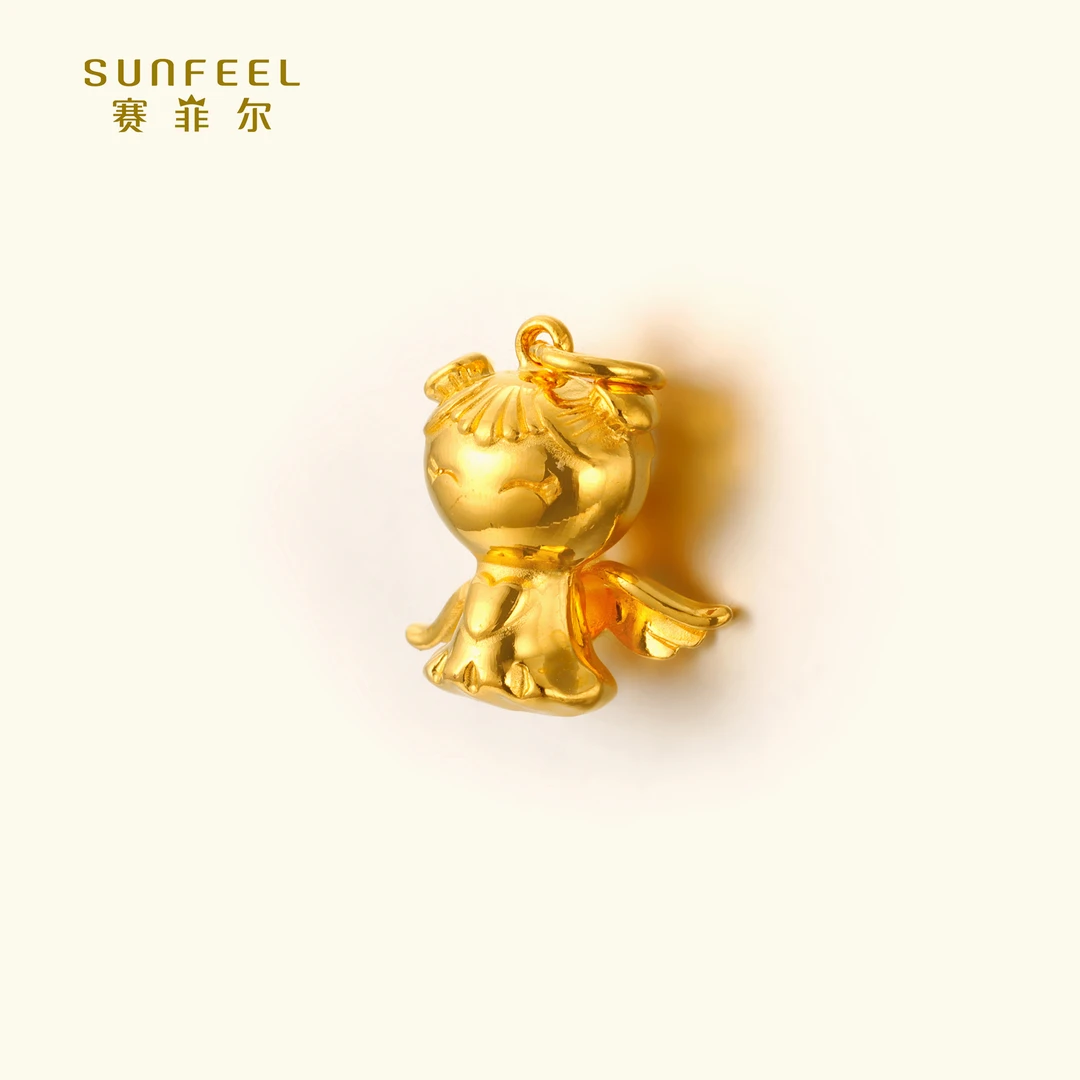 SUNFEEL/赛菲尔【十九店】足金999.9小天使款吊坠DYA00374