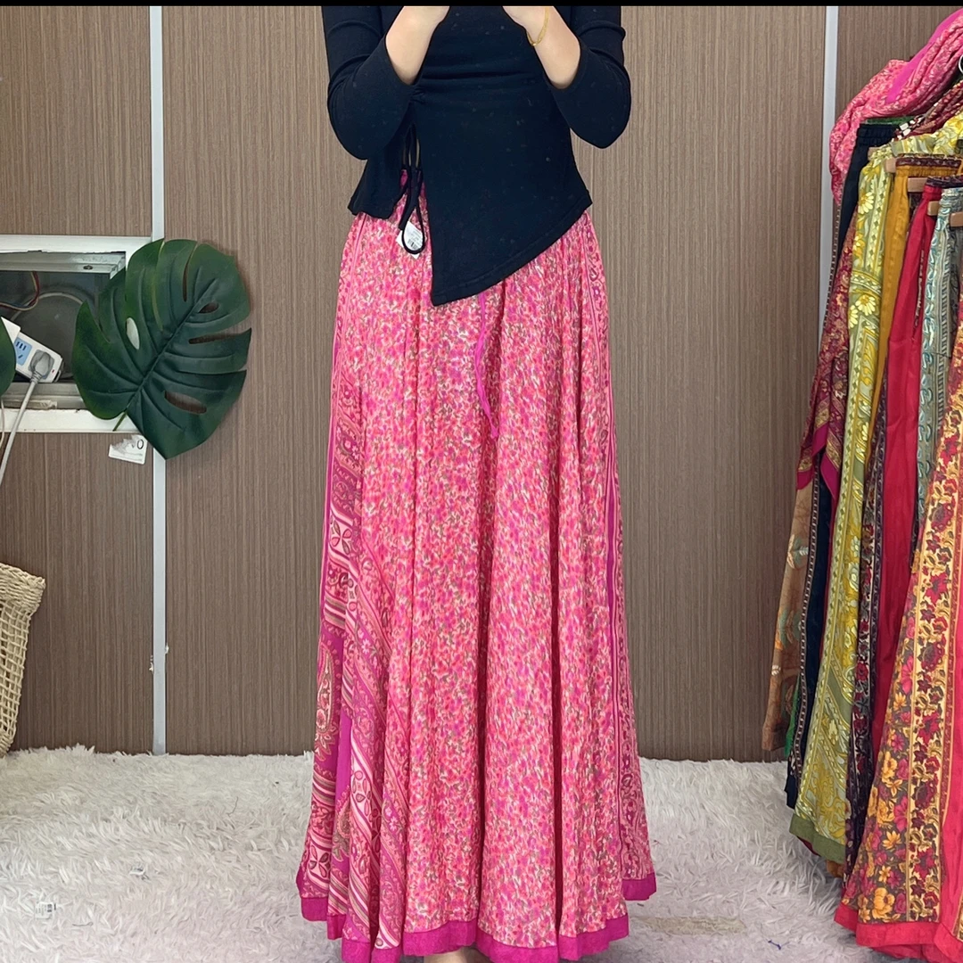 638 粉色 Aarani 尼泊尔高端大摆裙