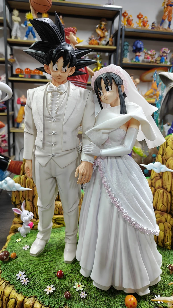 【现货】FC悟空琪琪结婚 单头雕 1/4龙珠GK树脂翻模雕像 手办