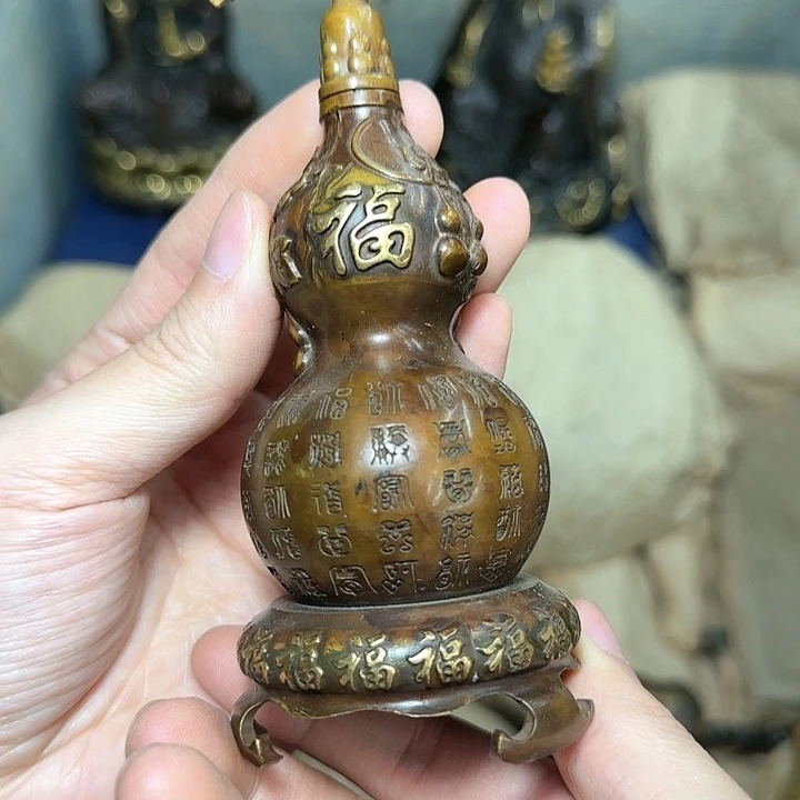 铜质工艺把玩摆件