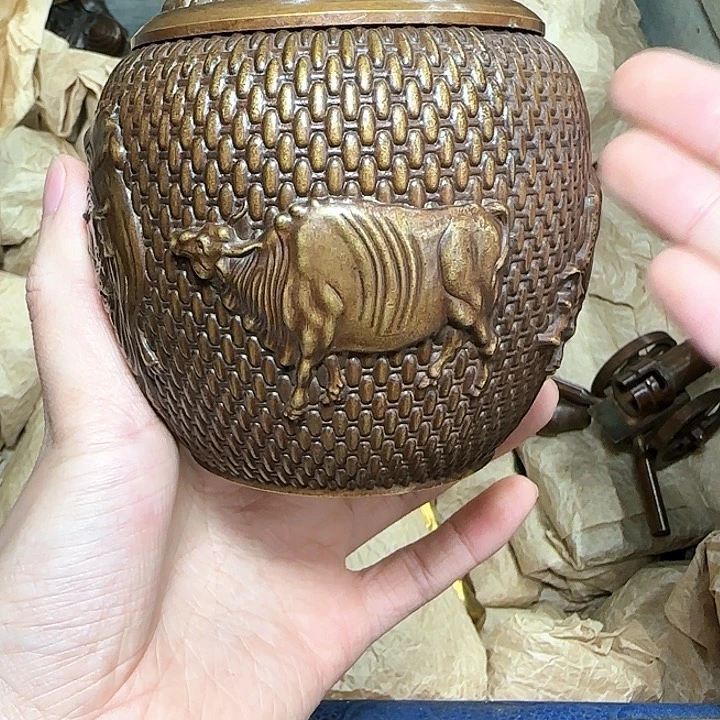 铜质工艺把玩摆件