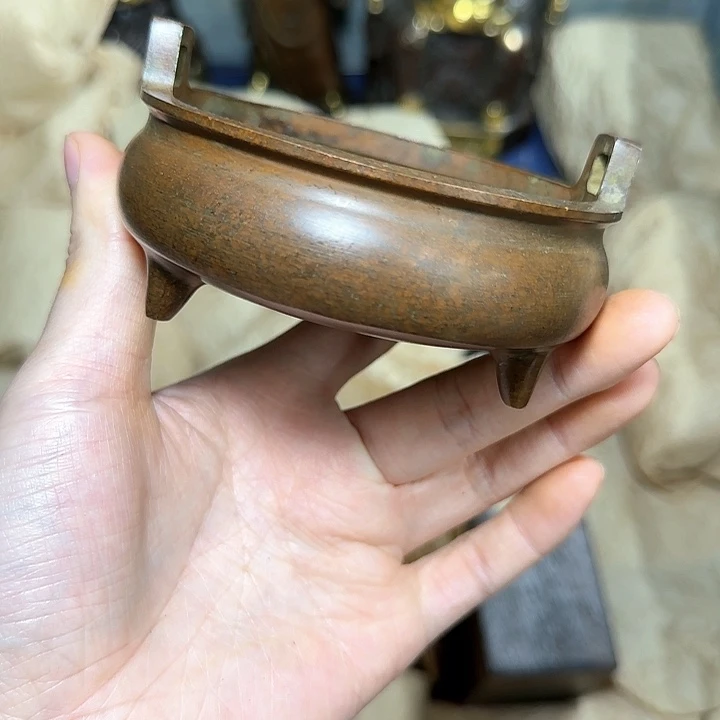 铜质工艺把玩摆件