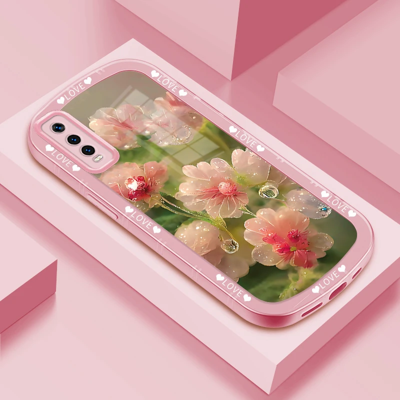 水晶花IQOOU1X手机壳全包透色硅胶软壳【大眼睛-小胖妞】