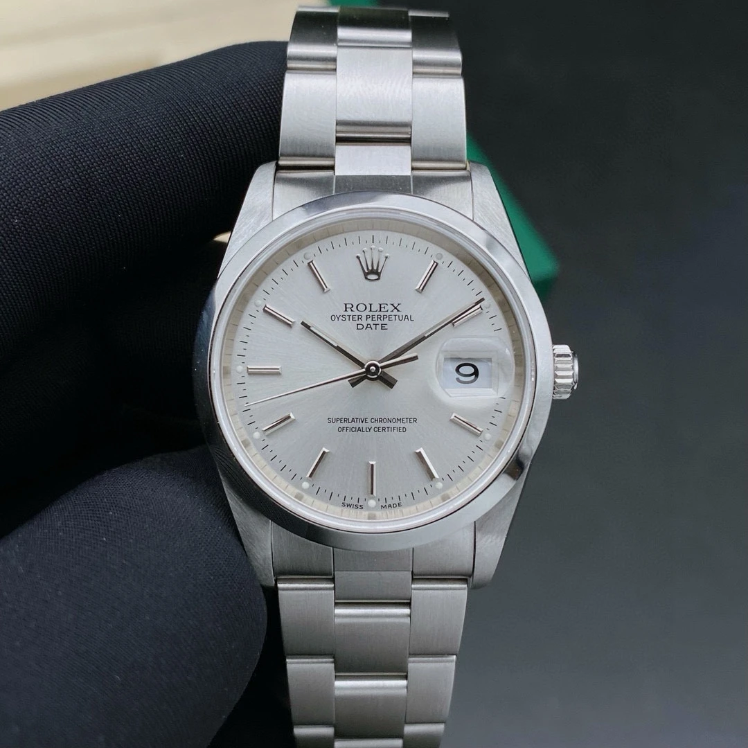 99新 Rolex/劳力士 日志15200/银盘/男女通用/表径34mm补差价链接