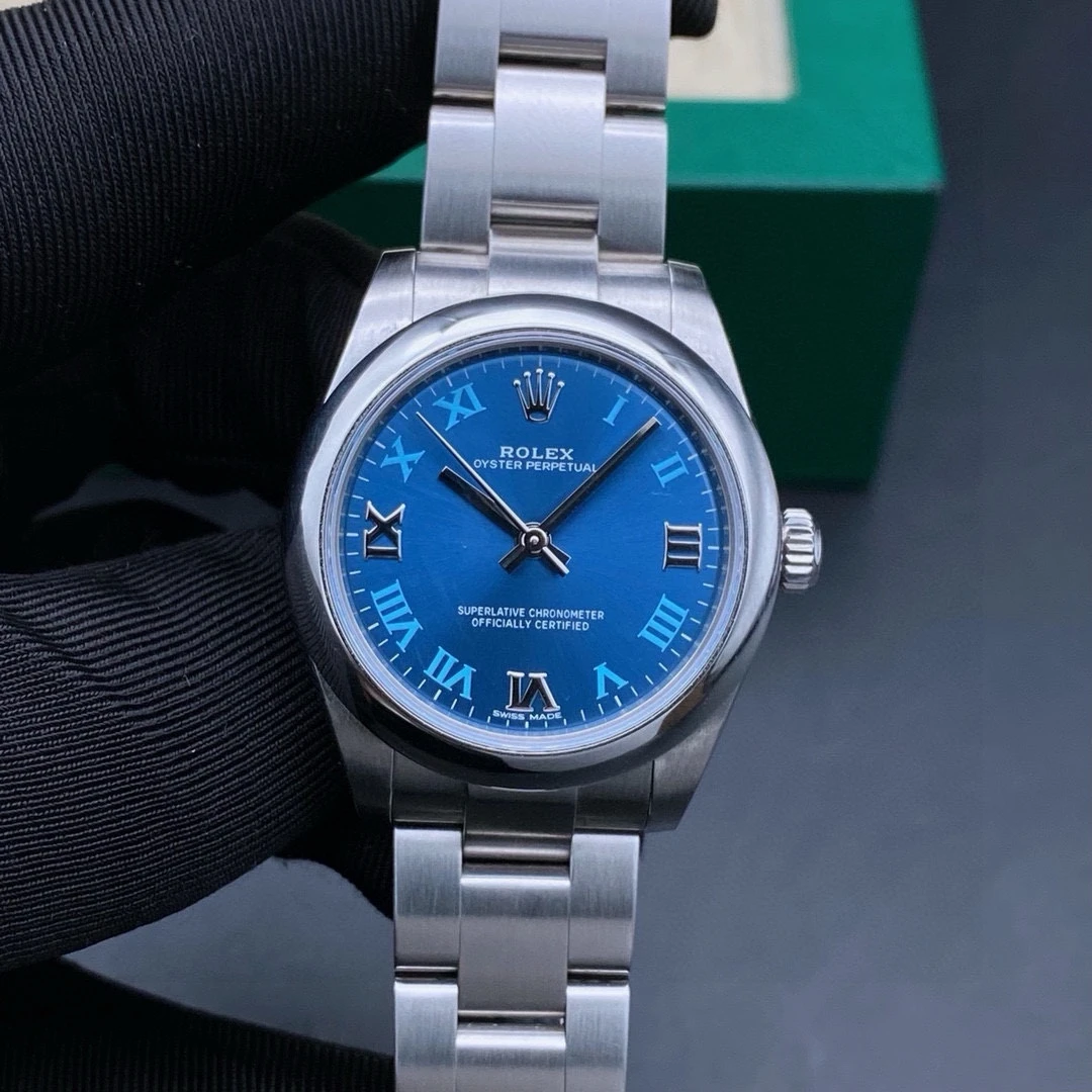 99新 Rolex/劳力士 恒动177200/蓝盘/机械女表/19年全套/表径31mm