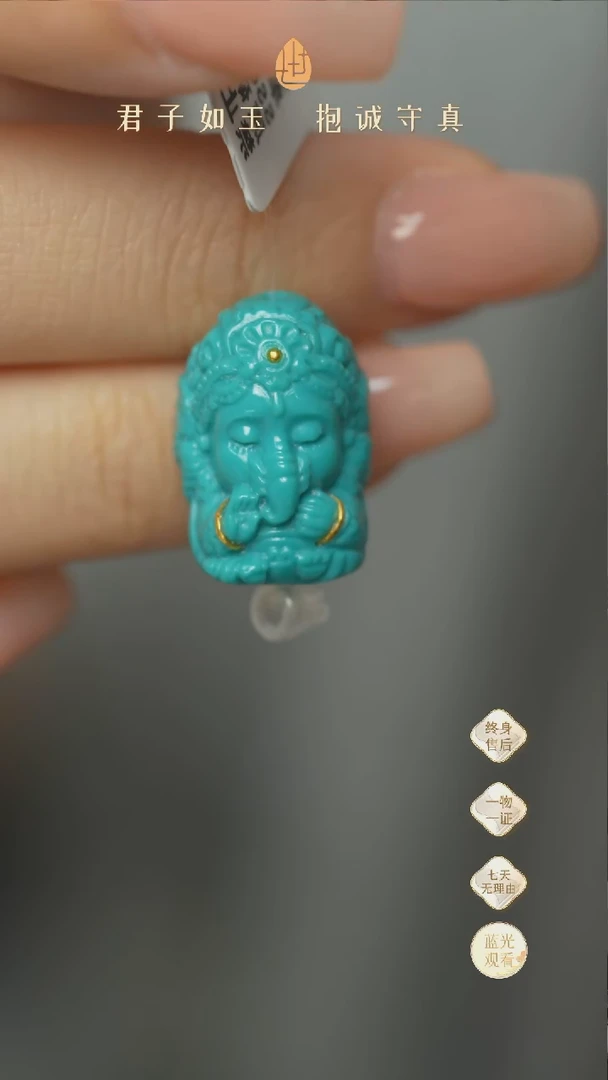 【闪购商品】绿松石X42（多样性发一件）未镶嵌雕刻件