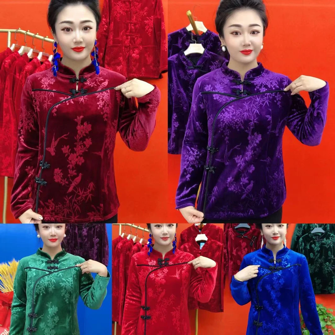 〔加绒〕两粒扣时尚显瘦小衫