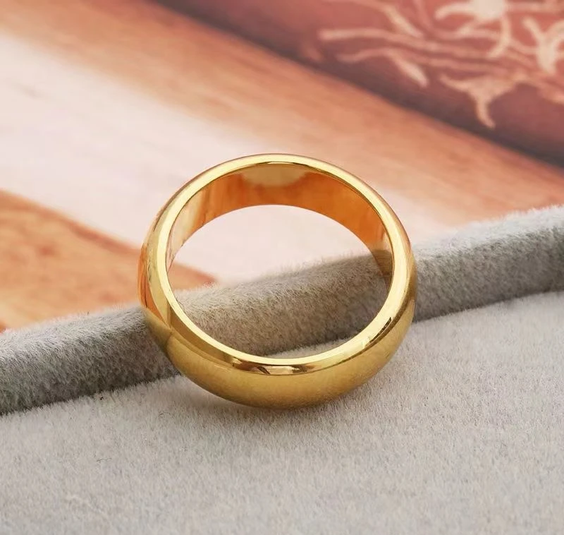 合金戒指 卡八光面  闭口戒时尚潮流必备款男女同款情侣亮面