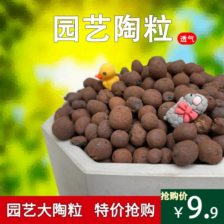 园艺陶粒盆栽垫底铺面养花多肉铺面石透气防烂根多肉垫底轻质陶土