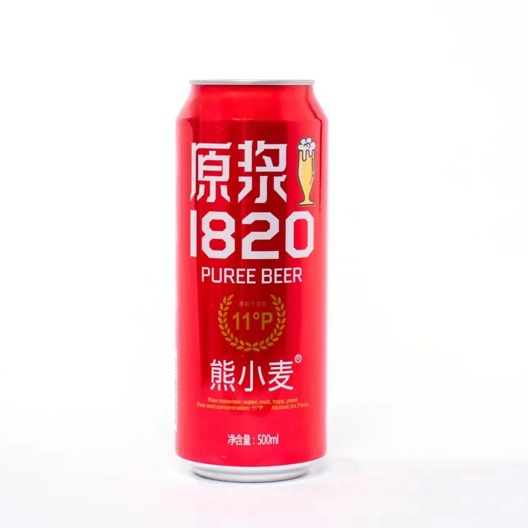 熊小麦原浆白啤酒500ml