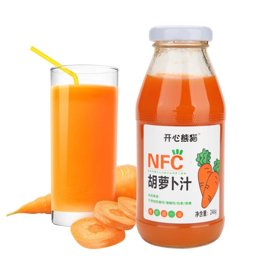 开心熊猫胡萝卜汁246g