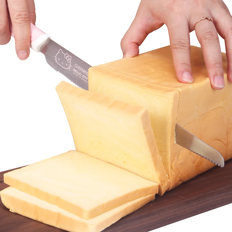 学厨 HELLO KITTY不锈钢面包刀锯齿刀切蛋糕切刀吐司刀切片