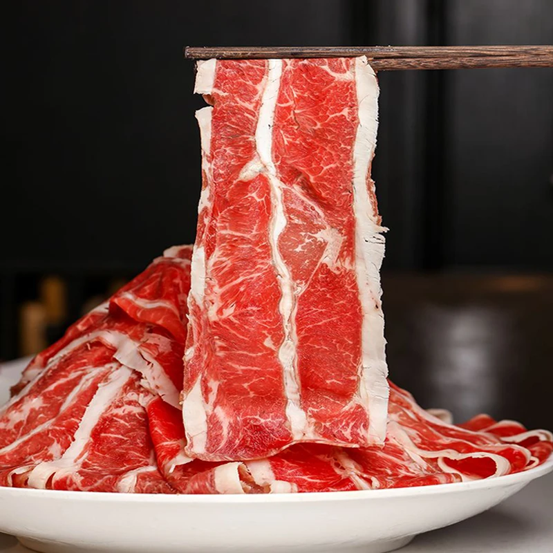 【华阳昇】内蒙古原切牛肉片组合（牛吊龙400g肥牛片400g牛板腱200g）