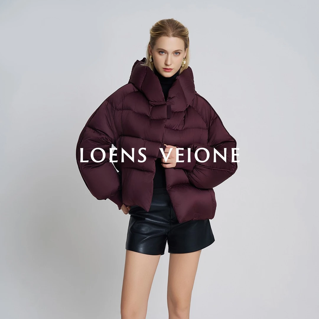 LOENS VEIONE/路斯威亚奥地利90白鹅绒宽松气质鹅绒服24CVDM0012N