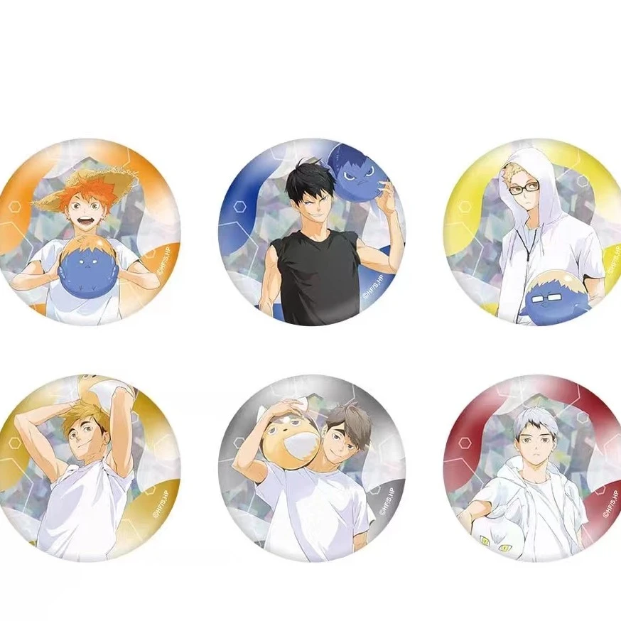 排球少年 文房具 夏日沙滩排球吧唧 （默认代拆）