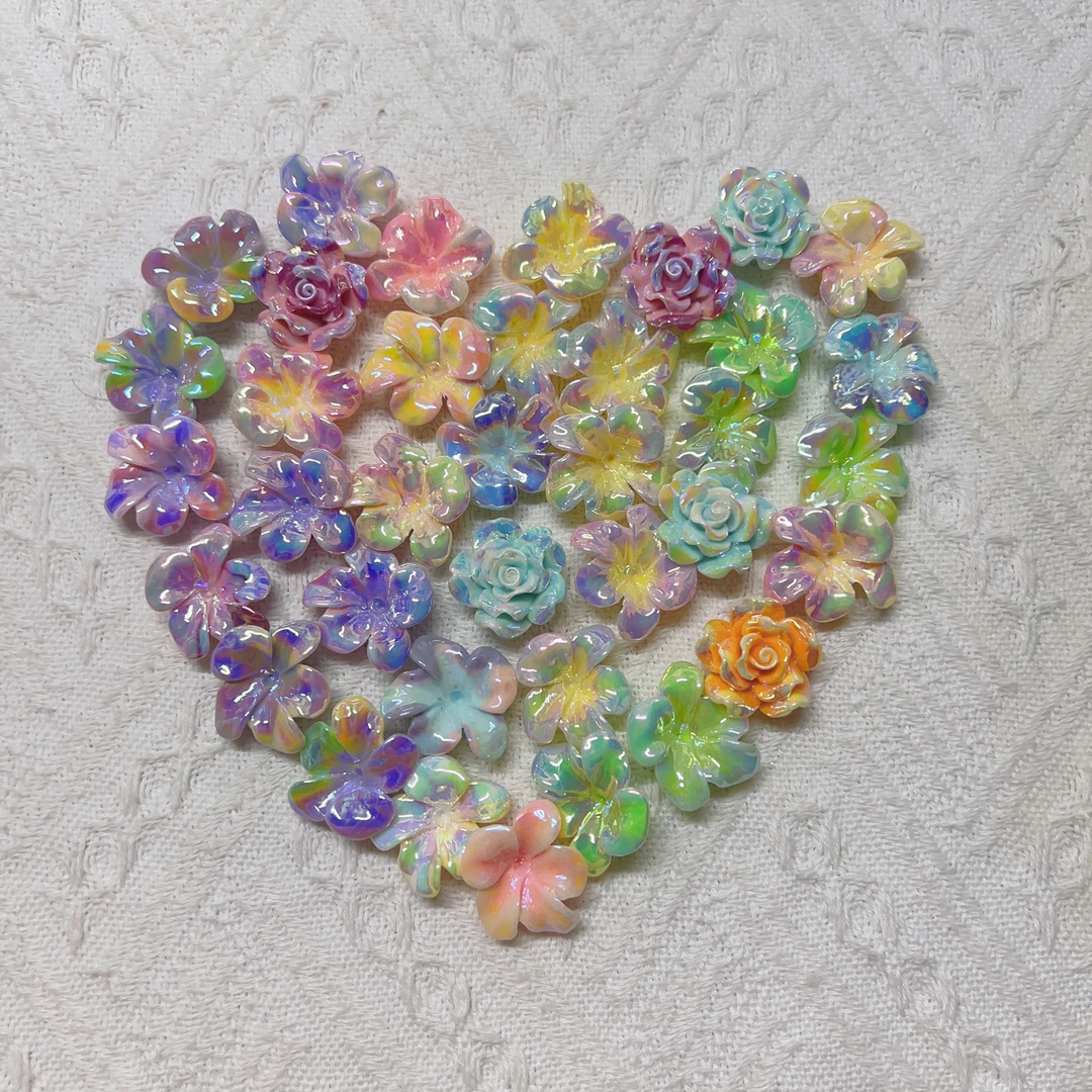 【与花时】马背小花合集系列 树脂花DIY手作