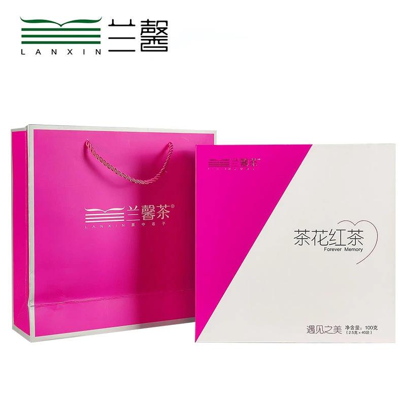 兰馨遇见之美茶花红茶100克礼盒装