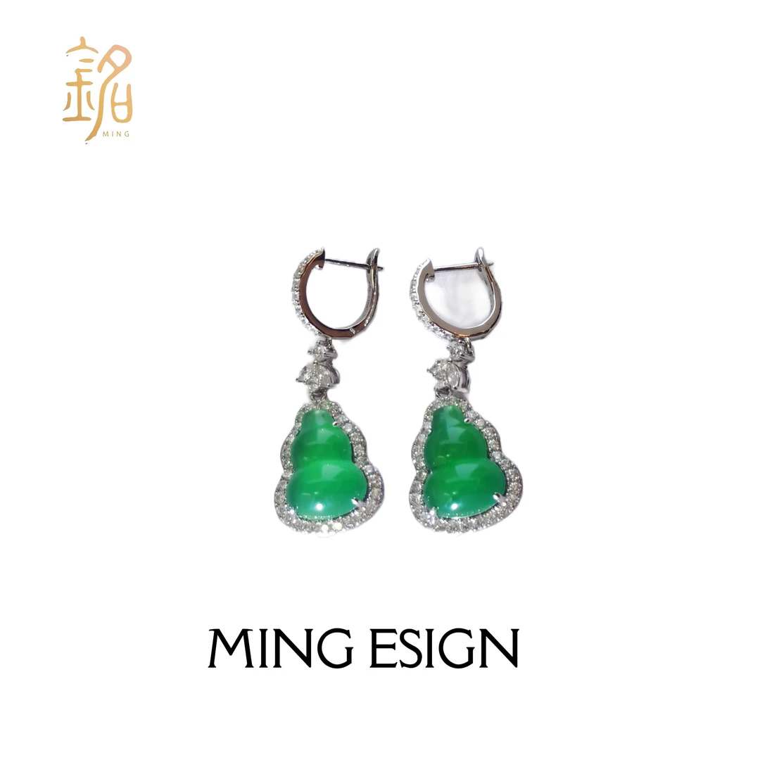 925银耳饰 14铭品柜 福禄耳钉