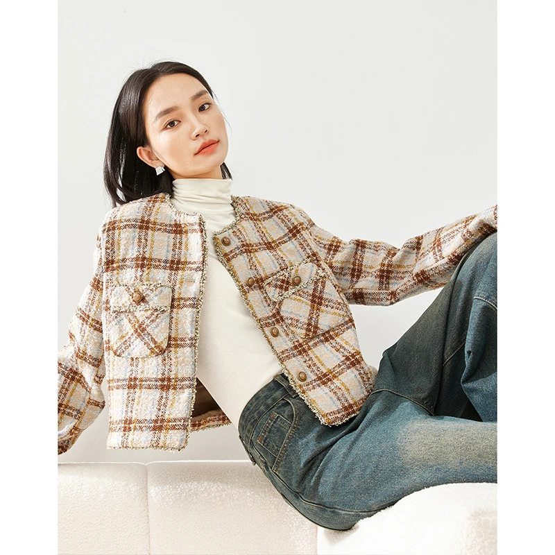 【小云总专属】梵希蔓优雅时尚小香风外套M5586