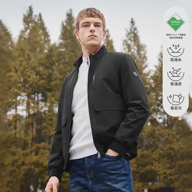 【省心三防】Navigare意大利小帆船春秋男士休闲外套户外立领夹克