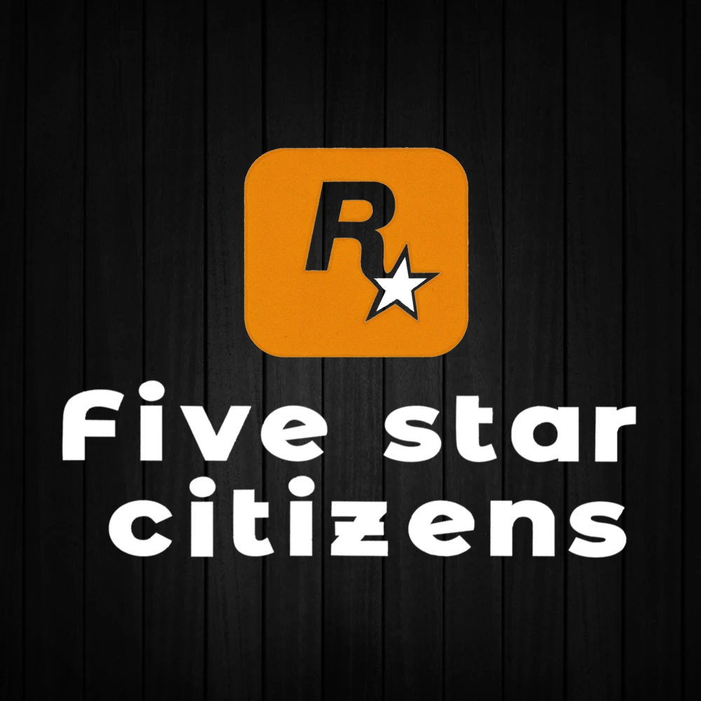 汽车贴纸JDM改装电动游戏周边GTA5飞车R星五星市民创意个性窗车贴