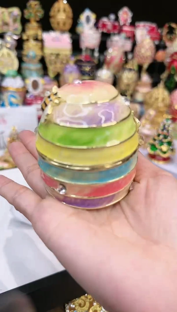 【闪购商品】茶宠珐琅首饰盒摆件AD101