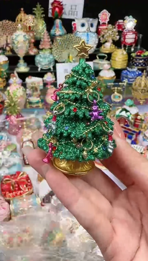 【闪购商品】茶宠珐琅首饰盒摆件AD101