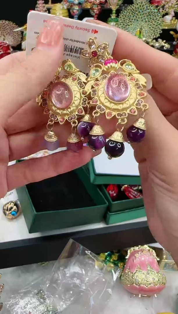 【闪购商品】茶宠珐琅首饰盒摆件AD101