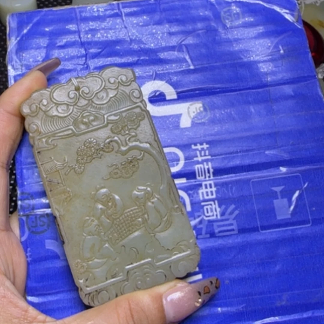 【闪购商品】和田玉挂件未镶嵌孙*师