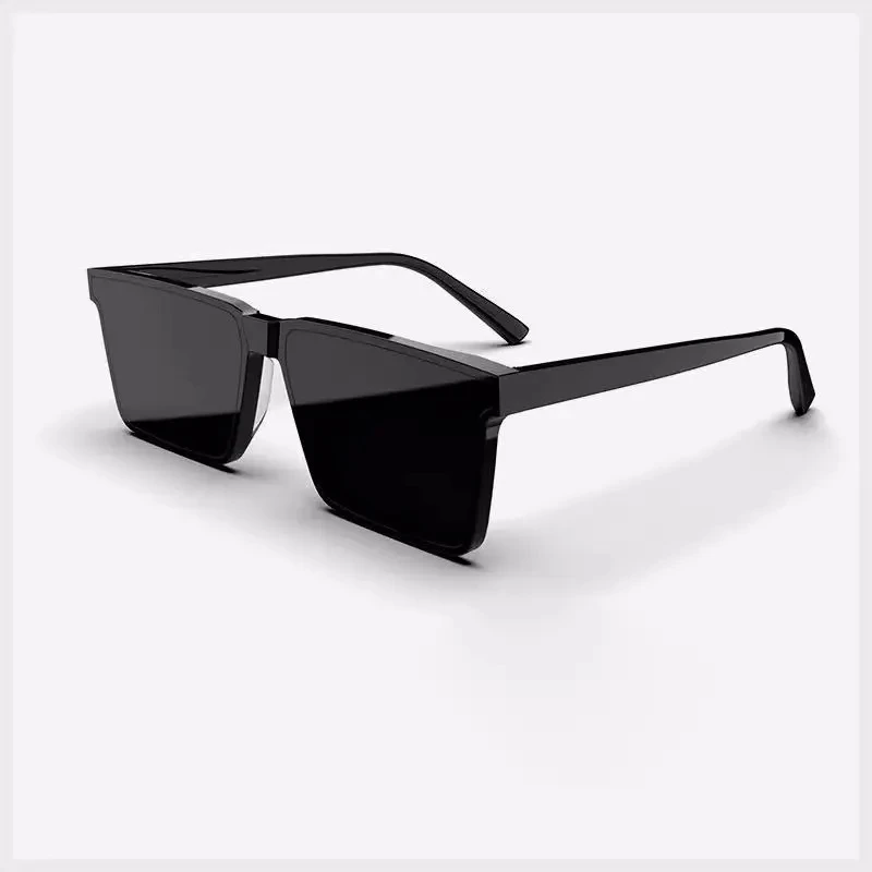 墨镜潮高级感ins韩版方框大脸眼镜开车男士专用偏光痞帅太阳眼镜