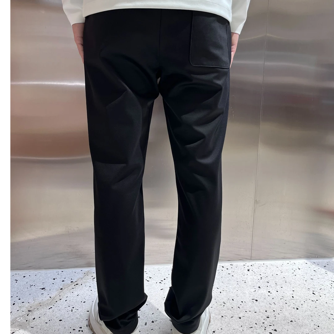 MANGANO休闲速干男士运动直筒裤时尚户外百搭黑色弹力秋冬