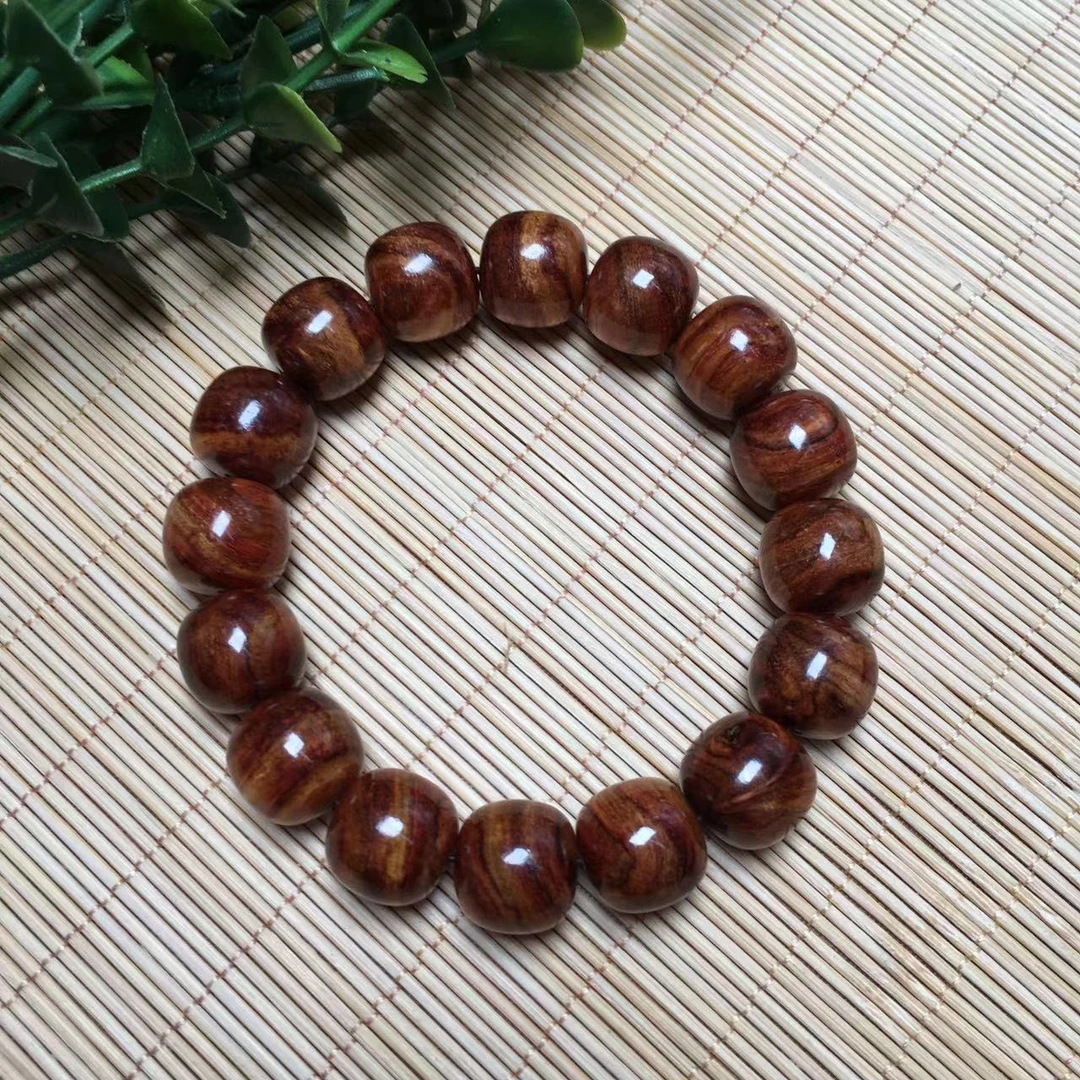 海南黄花梨老型珠手串（一个多样性发货）