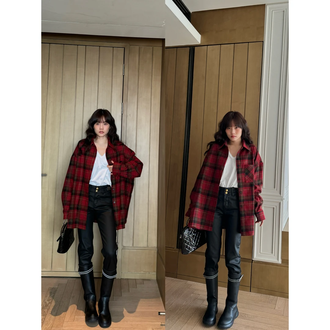 井迪儿【迷人战术】秋冬经典直腿烟管裤喷胶表层显瘦九分牛仔裤2