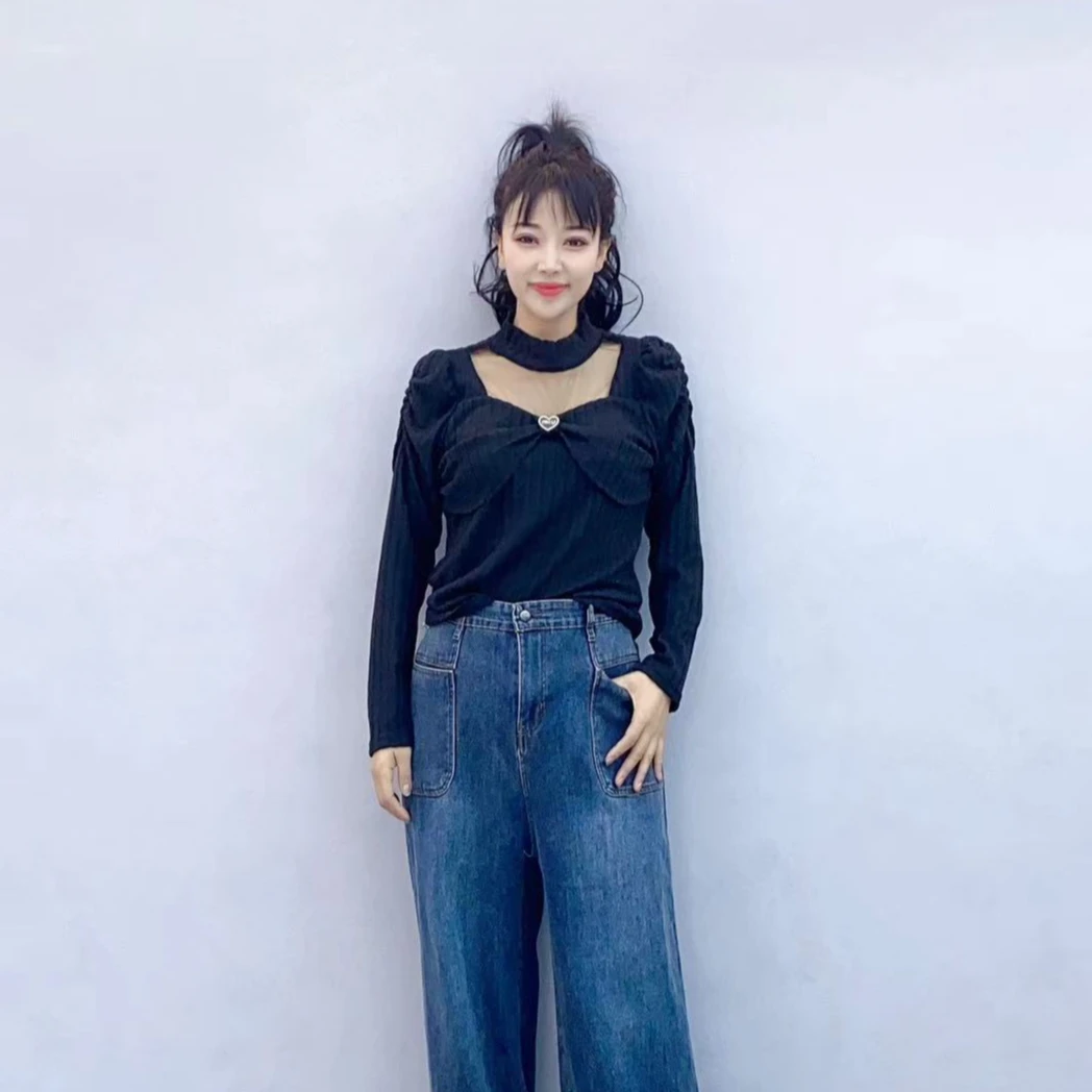 XIE3  时尚百搭显瘦打底衫8188