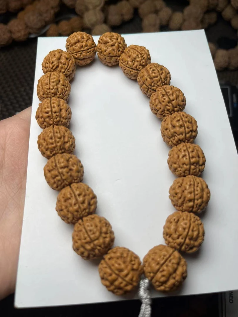 跳跳龙12-13mm金刚菩提手串爆肉小金刚菩提籽精挑文玩手串