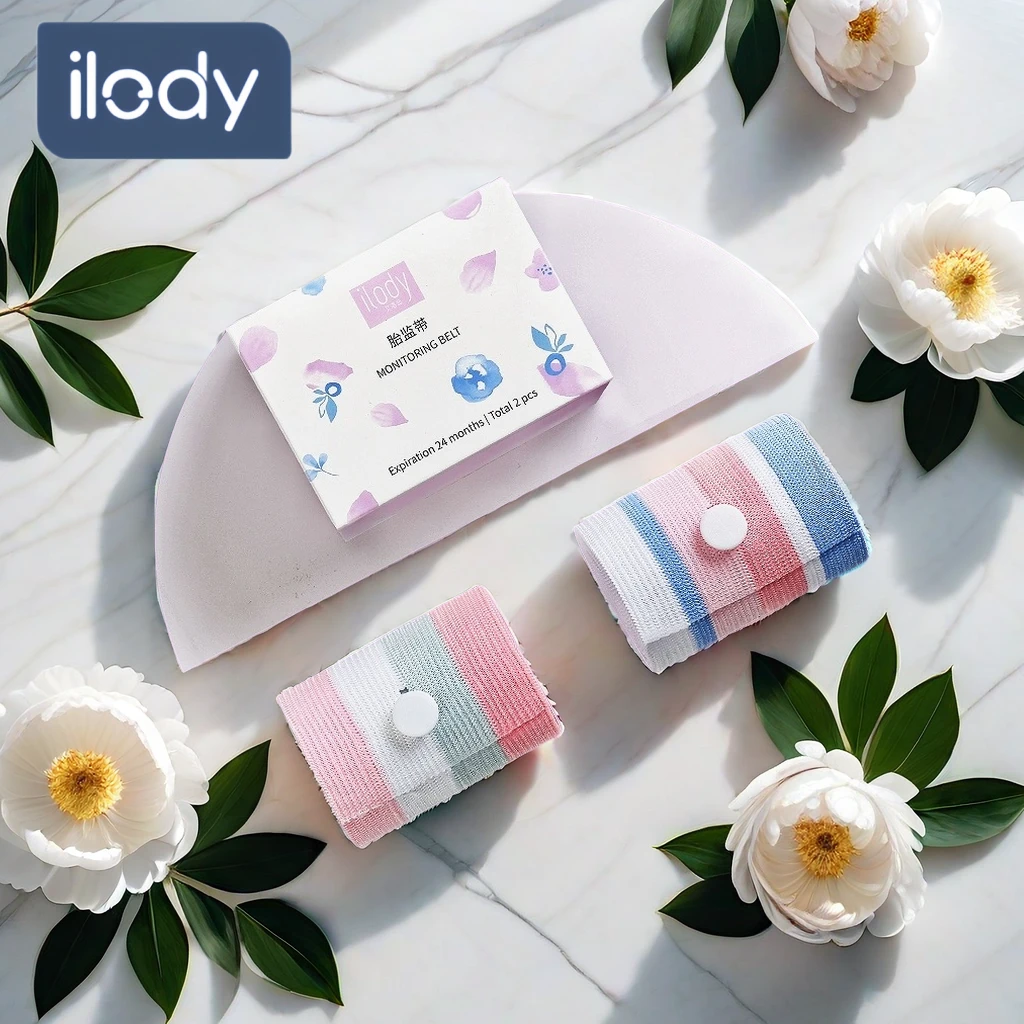 ilody胎心带监护带胎心监测带孕妇产检绷带绑带医透气孕期加宽