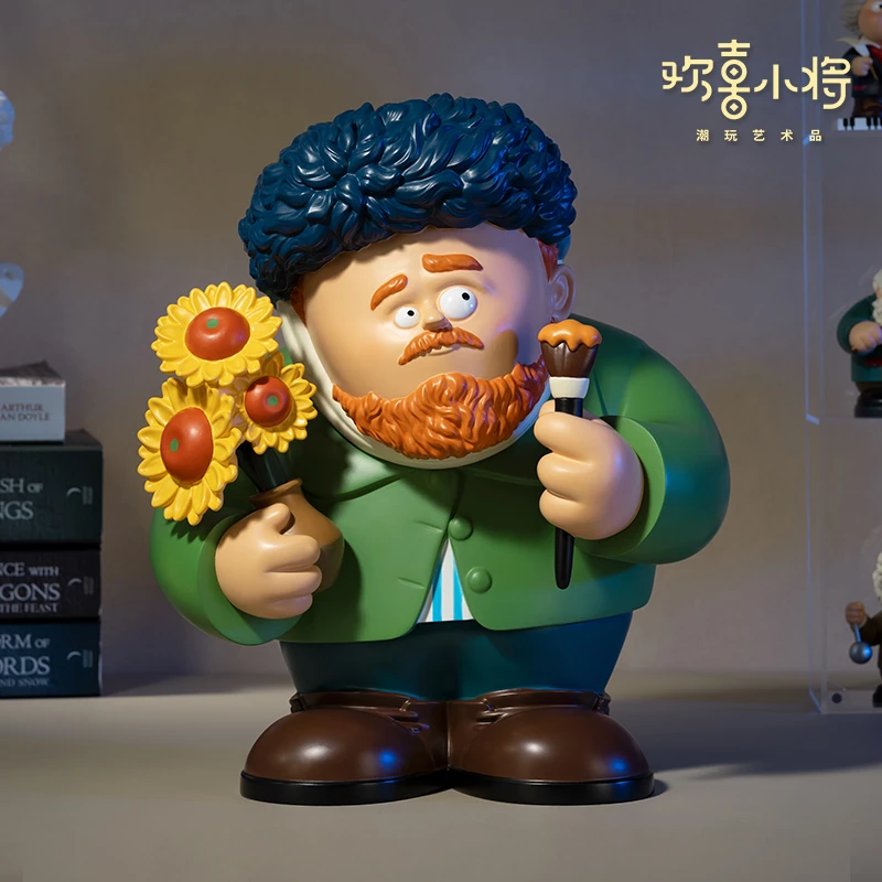 欢喜小将《美术必胜》考神摆件逢考必过高考中考加油励志一举高中