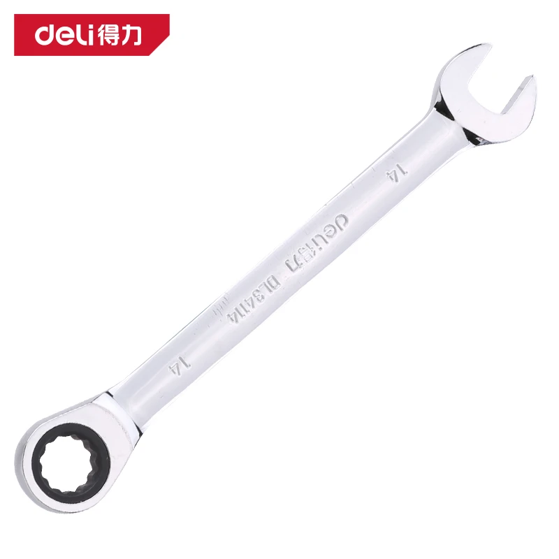 得力镜面棘轮两用快板