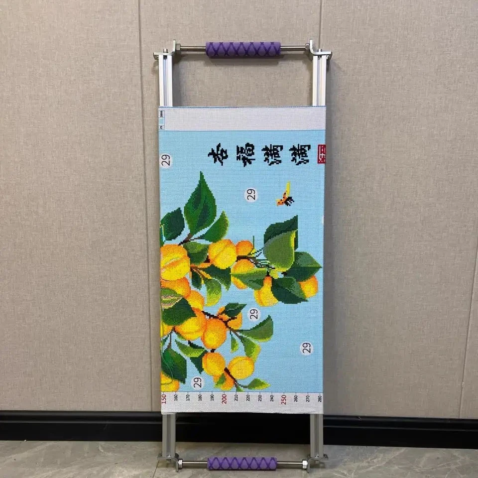 【粉丝专属】十字绣M绷 铝合金材质 加粗紫色X纹图案测杆 安装简单