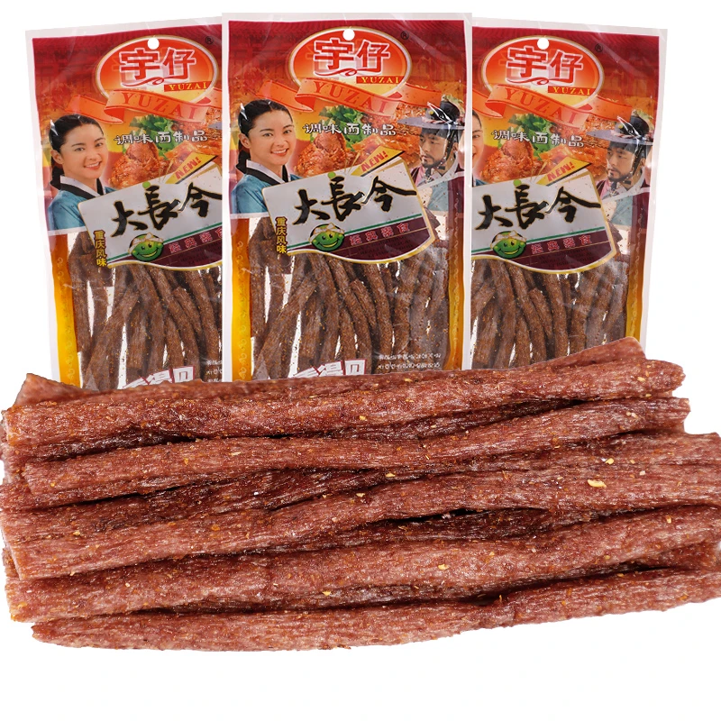 宇仔大长今辣条儿时怀旧零食大包大长筋麻辣条8090后湖南特产小吃