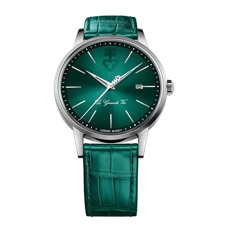 99新 CORUM/昆仑表 经典系列极光绿蝴蝶扣自动机械42MM 公价58500