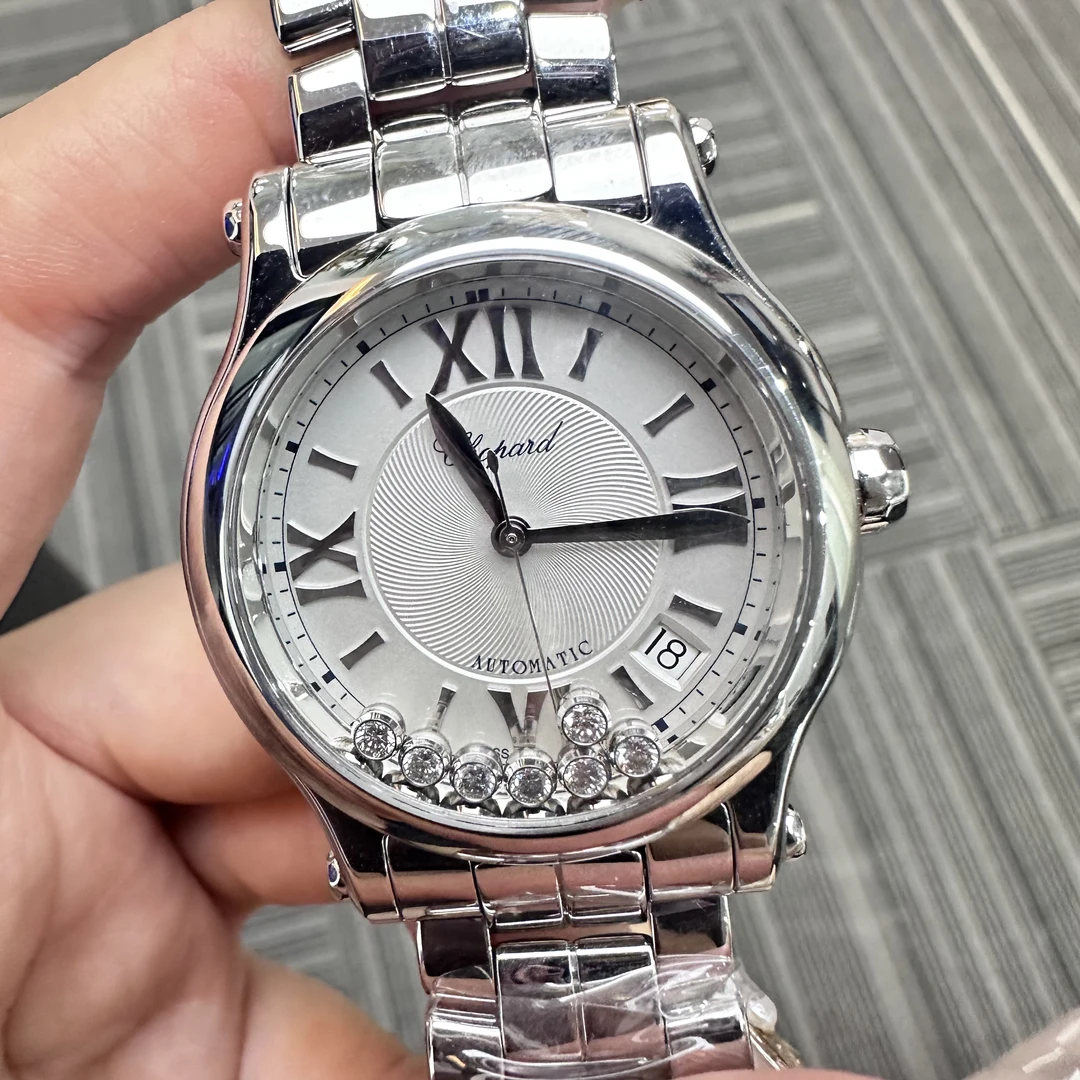 99新 Chopard/萧邦 表展/快乐钻278559-3002腕表自动机械精钢36mm