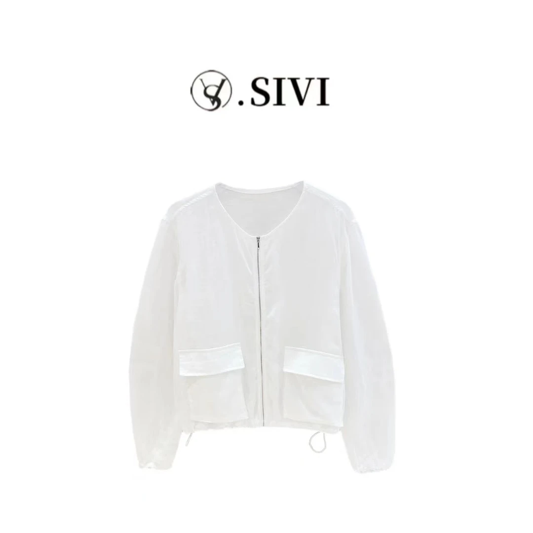 【熙薇品牌】外套【风光月霁】2024夏季新款时尚休闲百搭上衣F5062